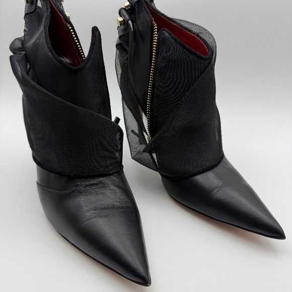 HARDOT SHEER OVERLAY ANKLE BOOTIES SIZE 39 NEW!!!! - Picture 2 of 12